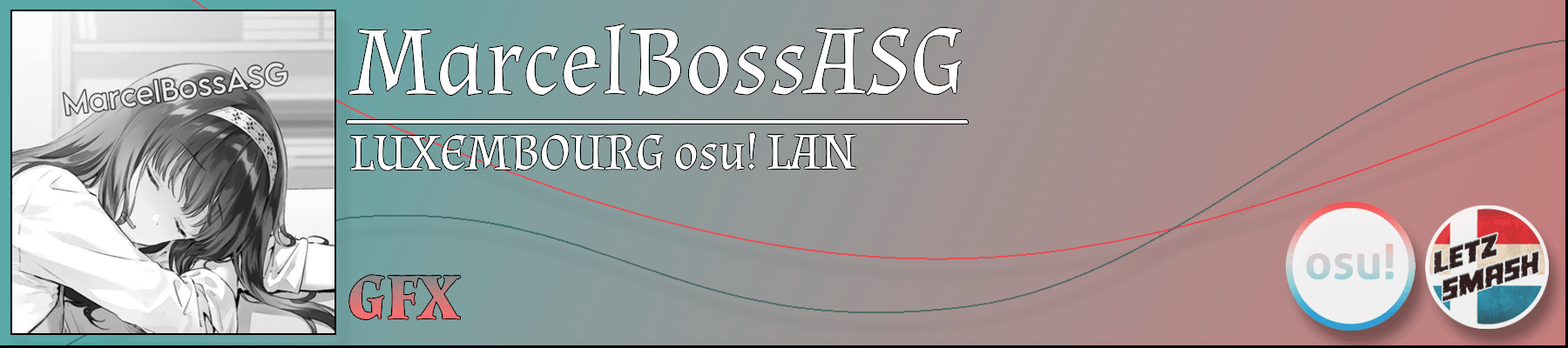 Luxumbourg osu! Lan banner gfx