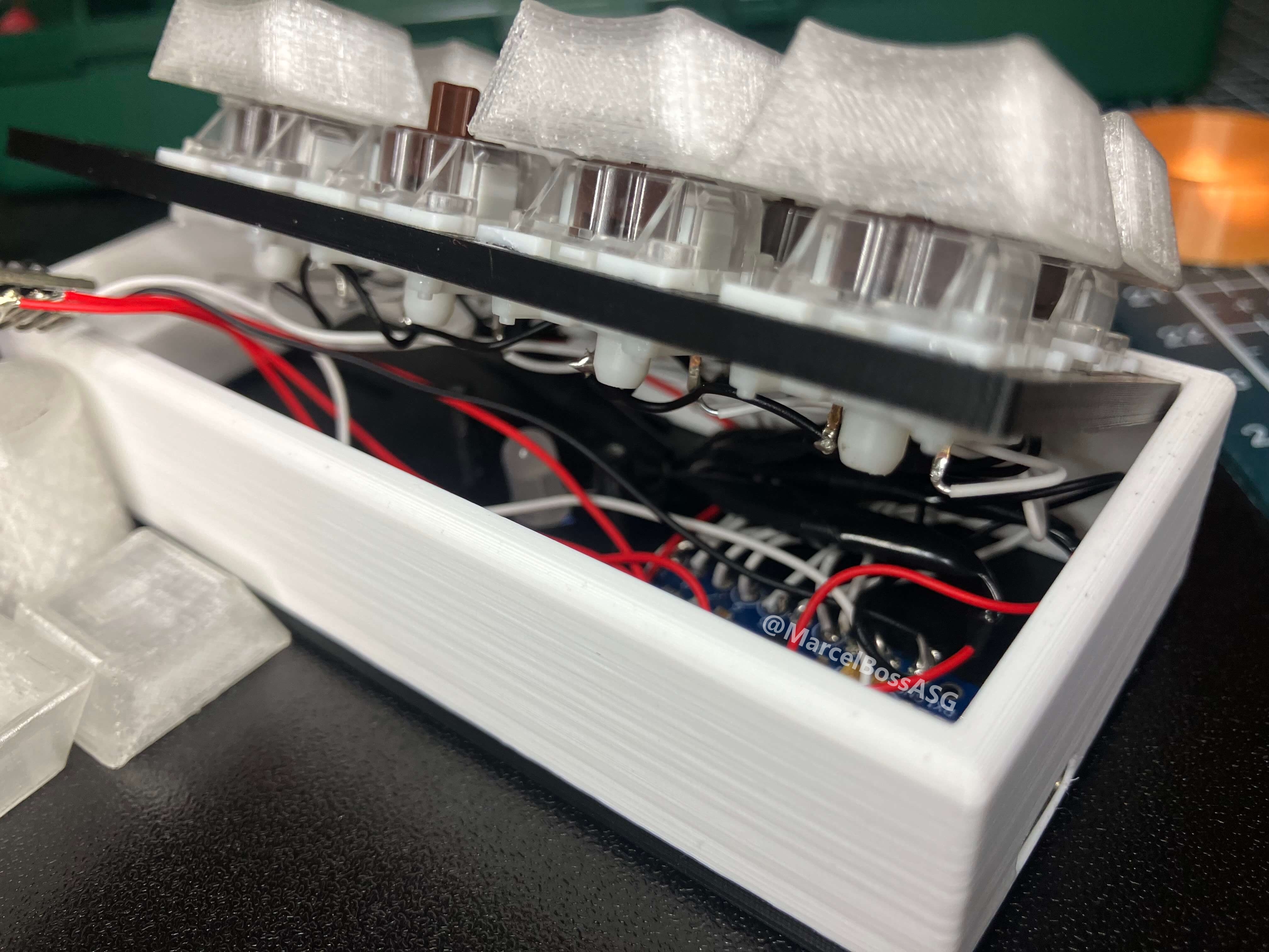 assembly of the keypad
