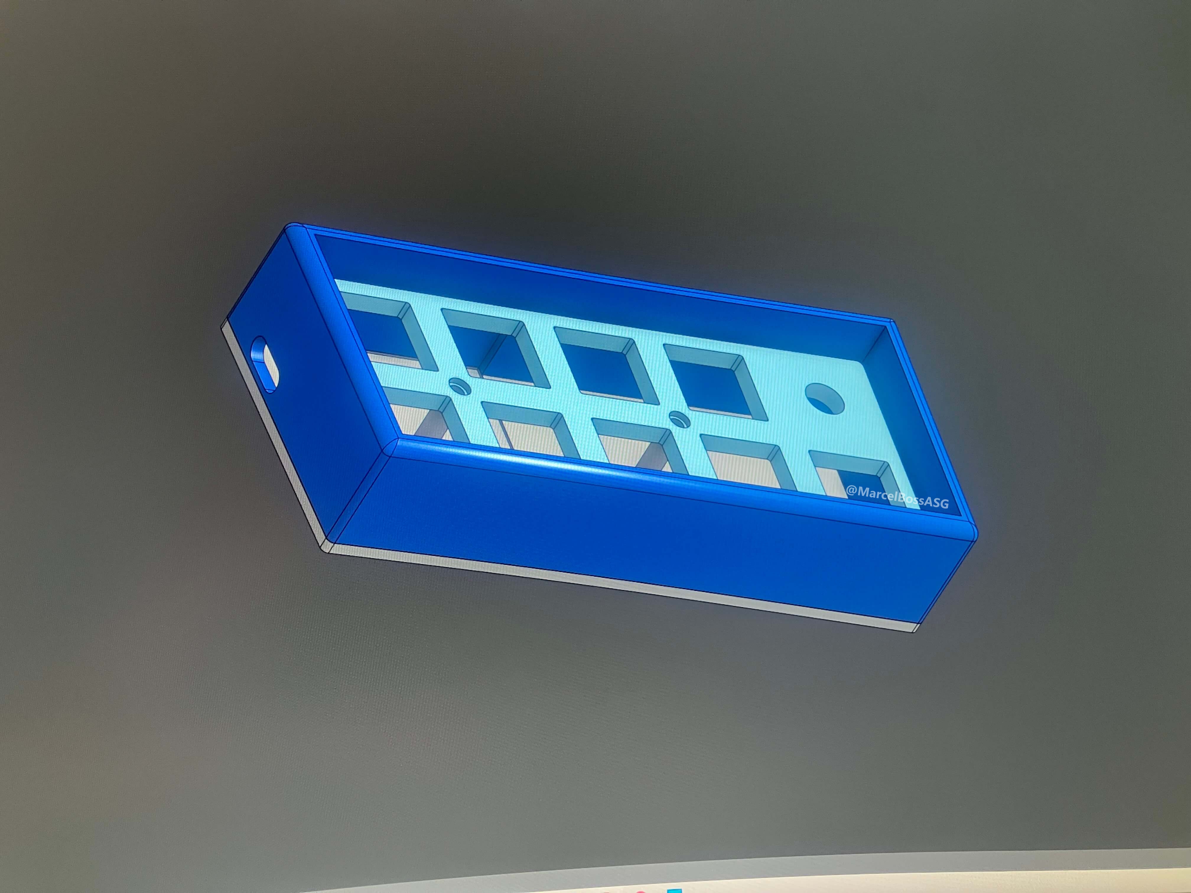 cad design of the keypad