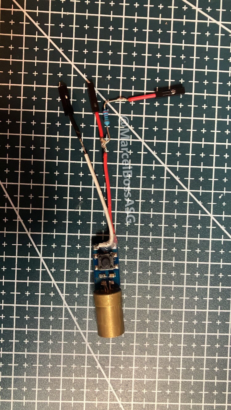 soldered diode